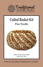 Coiled Pine Needle Basket Weaving Kit | Professional DIY Basket Making Supplies by TraditionalCraftKits