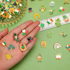 MARFOREVER 120 Pcs St. Patrick's Day Shamrock Charms - Image 2