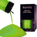 Renfio Holographic Ultra Fine Glitter Powder Metallic Resin Glitter 2.11 Oz PET by Renfio