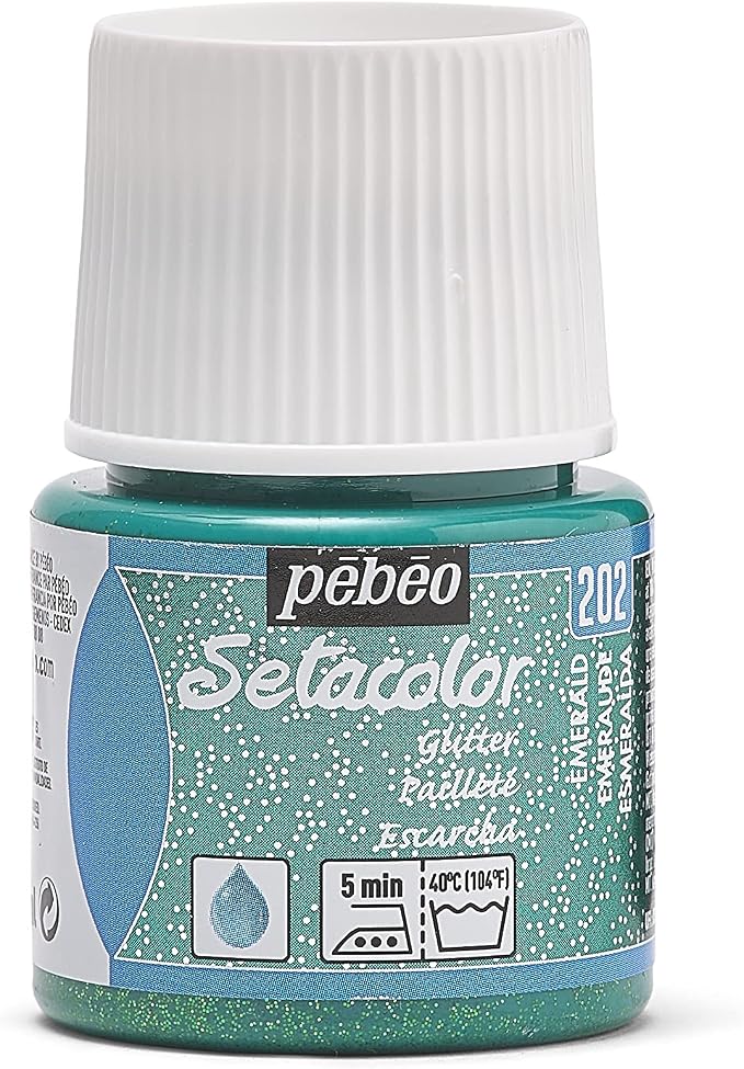 Pebeo Light Fabrics Glitter Setacolor Fabric Paint by Unknown