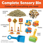 Creativity for Kids Sensory Bin: Construction Zone Playset - Image 3