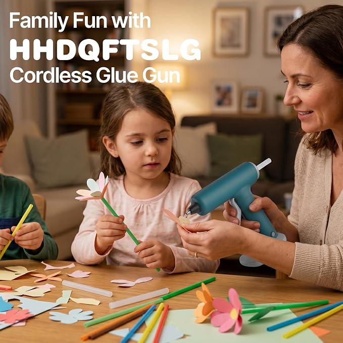 Cordless Hot Glue Gun, Fast Preheating - Image 6