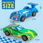 Klever Kits 4 DIY Wooden Race Cars-Build & Paint Your Own Wood Craft Kit - Image 4