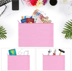 12 Pieces Cotton Canvas Makeup Bag, Blank DIY Craft Bag - Image 4