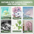 ESRICH Stretched Canvas for Painting 24x36 Inch, Primed Acid-Free Cotton Blank - Image 5