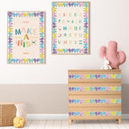 FYSUIMU 65.6 Ft Pencil Bow Bulletin Board Border Pastel Colorful Pencil - Image 6