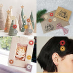 200 pcs Mixed Styles Sunflower Theme Unfinished Wood Cutout Charms Daisy Flower - Image 7