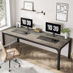 Tribesigns 78.7 Inches Extra Long Computer Desk 2 Person Desk, Double Long Desk - Image 4