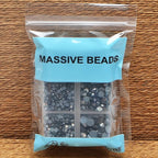 4000Pcs Mixed Size Hot Fix Round Crystals Gems Glass Stones Hotfix Flat Back - Image 4