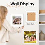FIXSMITH 12x12 Picture Frame White Set of 2, Photo Frame - Image 5