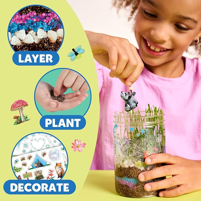 Creativity for Kids Grow 'N Glow Terrarium Kit - Image 8