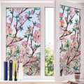 3D Rainbow Window Privacy Film, Decorative Stained Glass Static Cling Window by Unknown