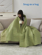 YnM Cooling Weighted Blanket for Adults, 15lbs Heavy Bed Throw for One Person - Image 4