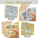 3040Pcs 20 Sheets Small Letter Number Stickers, 0.5inch Self-Adhesive Vinyl - Image 6