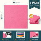 Felt Fabric Sheet 18 x 18 Inch, 1.6mm Thick | Soft and Flexible Nonwoven - Image 2