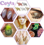 Ceya Holographic Ultra Fine Glitter Powder, 1.1LB/ 17.63OZ Laser Diamond Silver - Image 5