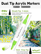 60 Colors Acrylic Paint Markers - Image 2