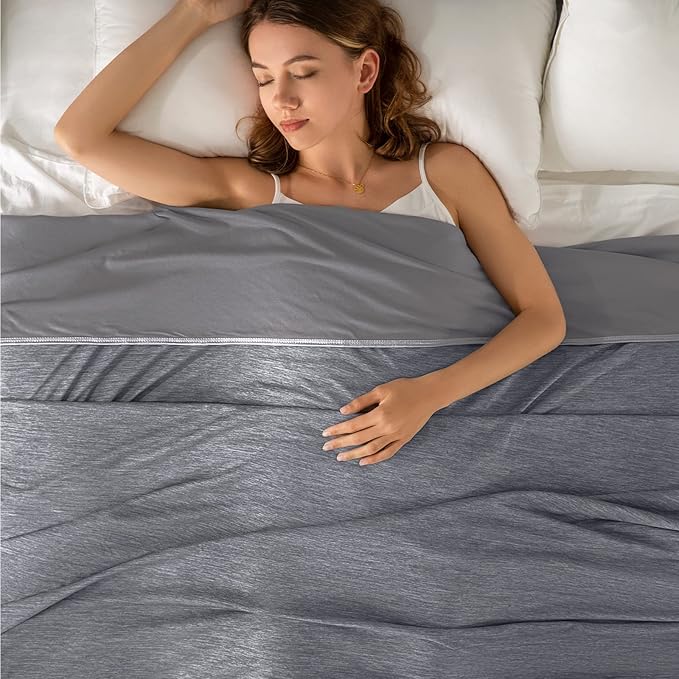 Topcee Cooling Blanket for Night Sweats Absorbs Heat to Keep Adults, Children by Topcee%E2%80%94ForYourGoodSleep