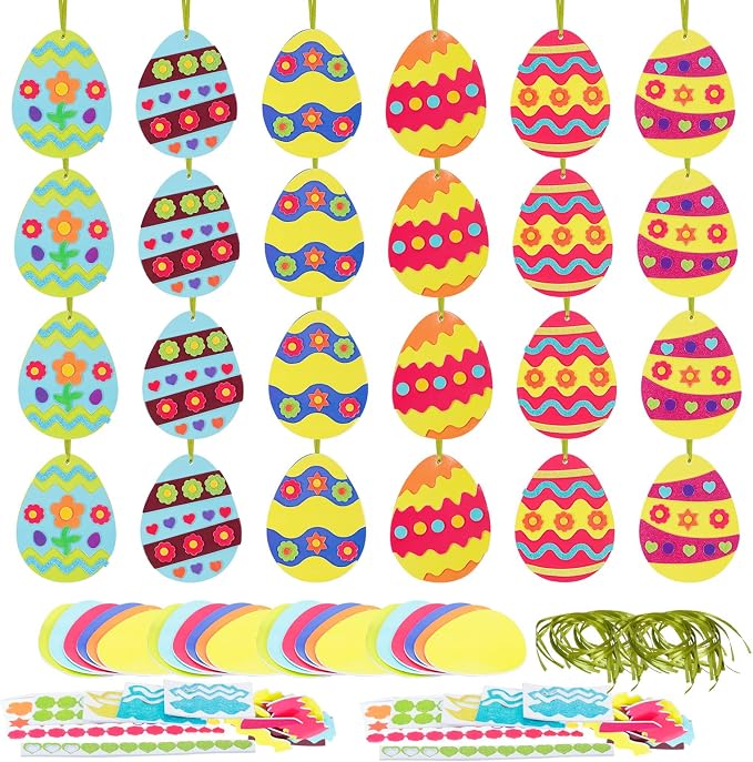 Fennoral 24 Pack Easter Egg Craft - Image 6