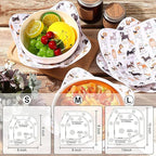 Bowl Cozy Template Cutting Ruler Set, DIY Kitchen Art Craft Acrylic Stencil Cut - Image 3