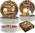 50 Guests A Baby is Brewing Baby Shower Plates and Napkins Party Supplies Baby by Qyeahkj