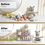 Prsildan Acrylic Makeup Organizer Clear Storage Drawer - Image 7