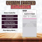 Sleeve Kings Mini Euro Card Sleeves 45 x 68 mm – 110 Pack, Extra Clear 60 - Image 3