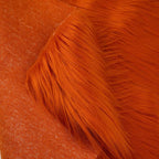 Orange Faux Fur Fabric by The Yard - Image 5