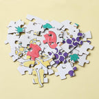 Mr. Pen- Blank Puzzle Bulk, 12 Pack, 40 Pieces/Pack, 9.3" x 6.2" | Heart Shaped - Image 5