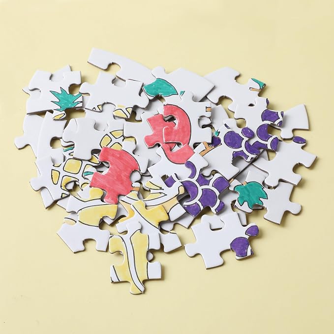 Mr. Pen- Blank Puzzle Bulk, 12 Pack, 40 Pieces/Pack, 9.3" x 6.2" | Heart Shaped - Image 5