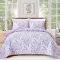 WONGS BEDDING Quilt Queen Size, Botanical Quilt by WONGSBEDDING