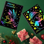 ZMLM Scratch Paper Art-Crafts Gift: 2 Pack Rainbow Notebooks Supplies Toys - Image 5