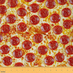 Erosebridal Pizza Flannel Fabric by The Yard Pepperoni Sausage Soft Not by Erosebridal