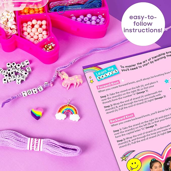 Horizon Group USA Unicorn Friendship Bracelets Create 20+ Bracelets, Kit - Image 6