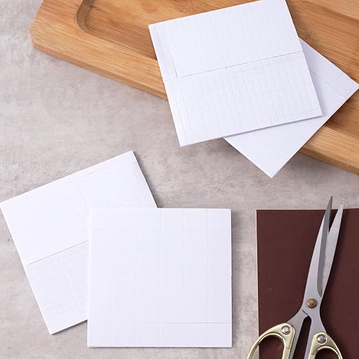 Joez Wonderful 4 Sheets Foam Adhesive Squares, 2 Sizes Precut Squares Strips - Image 6