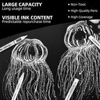GETHPEN White Ink Pens, Fine Point Gel Pens, Brush Tip Acrylic Markers - Image 7