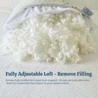 OMEO 2 Pack King Size Rayon Derived from Bamboo Pillow - Image 3