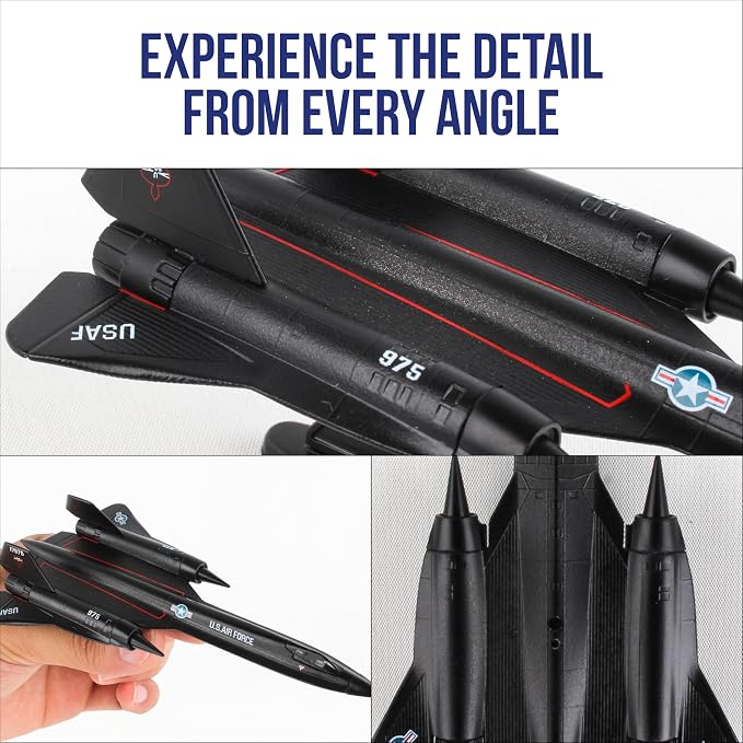 Postage Stamp USAF SR-71 Blackbird Die-Cast Metal Model – 1:200 Scale Strategic - Image 10