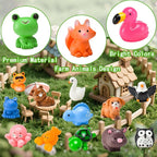 50 Pcs Mini Resin Animal Tiny Resin Animals Figurines Bulk Miniature Little to - Image 3