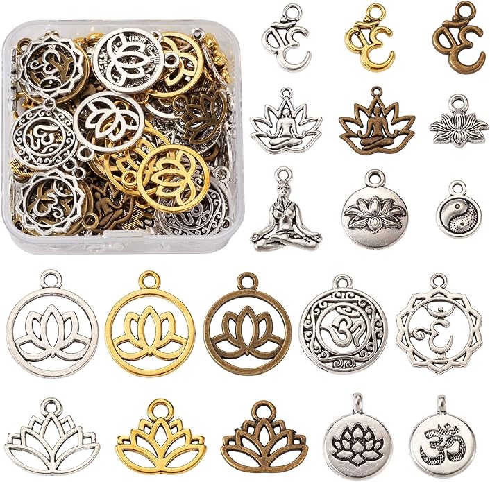 Craftdady Tibetan Style Antique Silver Alloy Pendants Cute Metal Dangle Charms by Craftdady