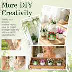 kdafio Beaded Plant Kit, Beaded Flower Kit - Image 7