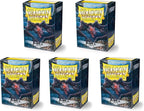 5 Packs Dragon Shield Matte Black Standard Size 100 ct Card Sleeves Value - Image 2
