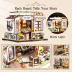DIY Miniature House Kit- Miniature House Kit Adults Pet Shop Tiny House Kit - Image 2