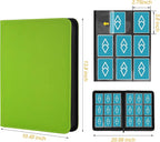 360 Cards Ringless 9-Pocket Side Loading Trading Card Binder, PU Zipper Fixed - Image 2