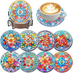 ijbnhd Mandala Diamond Painting Coasters Kit by ijbnhd