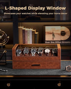 ProCase Watch Box for Men, 12 Slots Watch Display Holder - Image 4