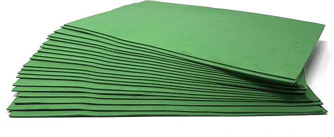 Allgala 20-Value-Pack EVA Foam Paper 8x12 Inch Sheets-Green-CF85305 - Image 6