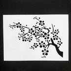 TIAMECH A4 Reusable Cherry Blossom Stencil - Image 2