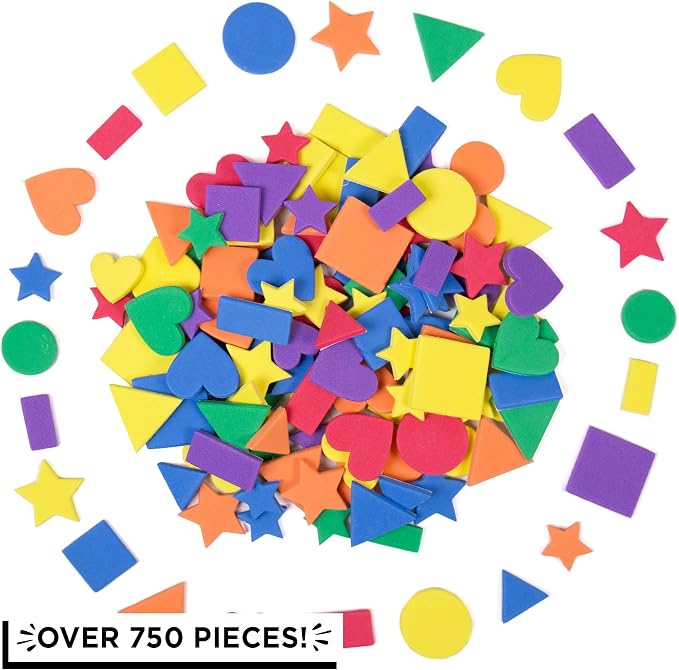 Horizon Group USA Assorted Self Adhesive Foam Shapes - Image 2