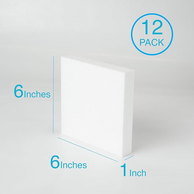Silverlake 6x6x1 Craft Foam Squares - Image 3